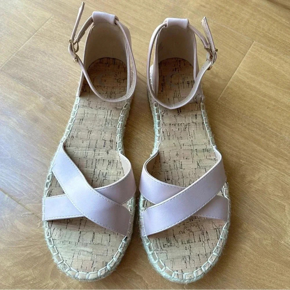 Journee Collection Lyddia Espadrille Sandal, Blush/Light Pink, Size 10M - Picture 3 of 14